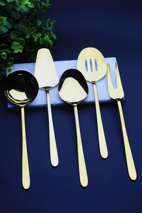 Vizyon 5 Parça Sos Set Gold 23 Cm