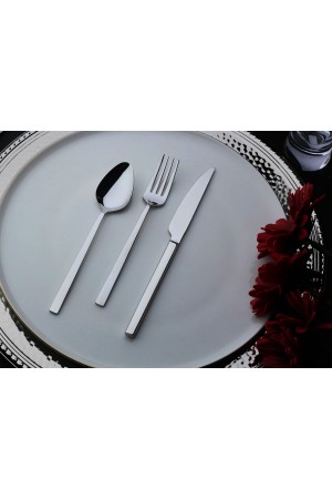 Mercan 6 Kişilik 18 Parça Tatlı Çatal Kaşık Bıçak Takımı