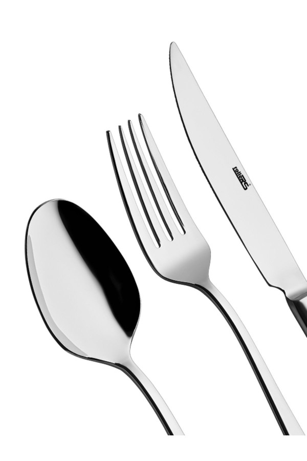 Vizyon 6 Kişilik 18 Parça Tatlı Çatal Kaşık Bıçak Takımı